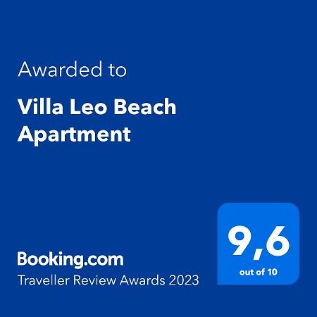 פודגורה Villa Leo Beach Apartment מראה חיצוני תמונה